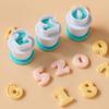 10PCS/Set Number Shaped Baking Handmade DIY Plastic Baking Pastry Mold Biscuit Fondant Cake Decorations Useful Kitchen Tools ZYF