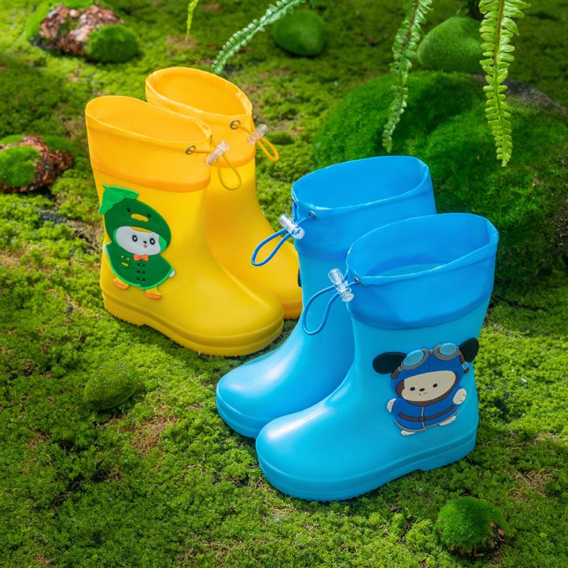 Children's Cartoon Rain Boots - Cute & Waterproof for Boys, Girls, Toddlers, and Infants