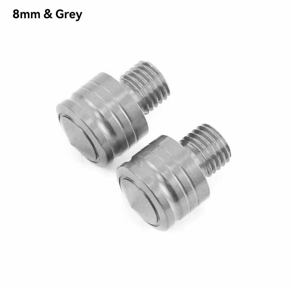 2Pcs M8 M10 Motorcycle CNC Aluminum Rear View Mirror Screws Hole Plugs Screws Rearview Mirror Anti-Rust Holder Screw