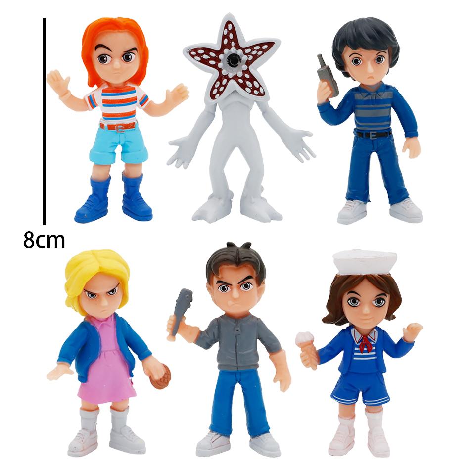 

6Pcs/Set Figure Style Dolls Eleven Monstrous Humanoid Figurine PVC Anime Figures Collection Cute Toys to kid Christmas