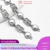 Double B Diamond Bead & Pearl Rhinestone Chain for DIY Accessories and Waist Bracelets