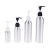 30-150-300Ml Spiralna Główka Pompki do Balsamu Płyn do Mycia Rąk Żel do Mycia Twarzy Szampon Butelka Aluminiowa Dozownik do Balsamu Pusta