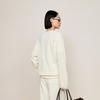 Less Women's Lambswool Cashmere Blend V-Neck Pullover Sweater