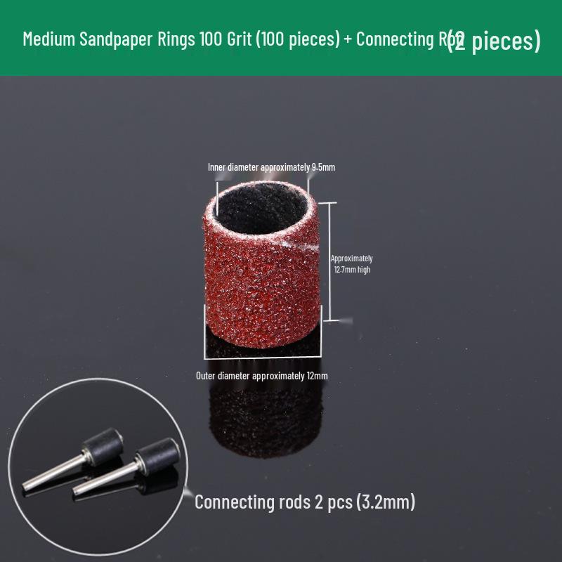 Electric Grinder Sanding Ring & Polishing Tool for Metal, Wood, and Rust Removal