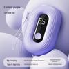 Xin Bai Lu Portable Plush Hand Warmer: Digital Display, Rechargeable Lithium Battery, Ideal Student Companion & Gift