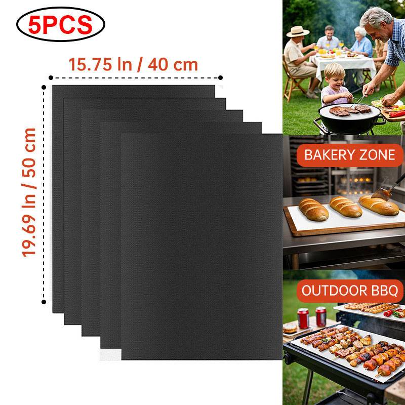Multifunctional Grill Mat Microwave Oven Mat Household Grill Pan Liner Reusable High Temperature Resistant Baking Accessories