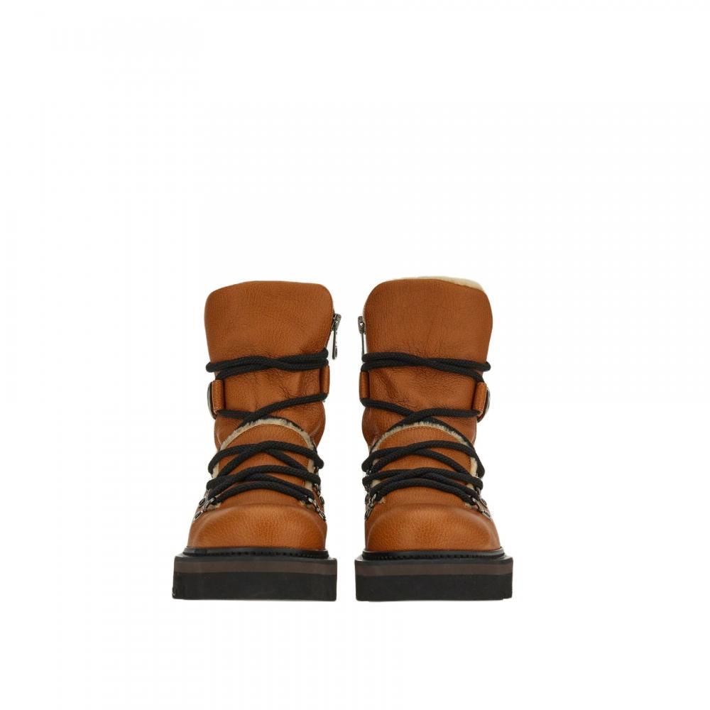 Salvatore Ferragamo Ferragamo Elimo F Women S bootS Brown Brown