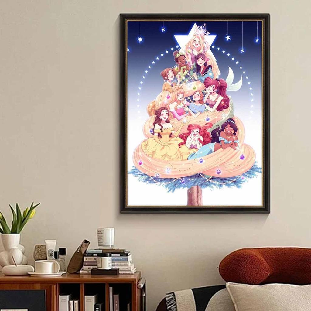 5D Diy Diamond Painting The Princess on The Candy Tree Full Drill Rhinestones Mosaic Embroidery Handmade Products Home Decor Gift