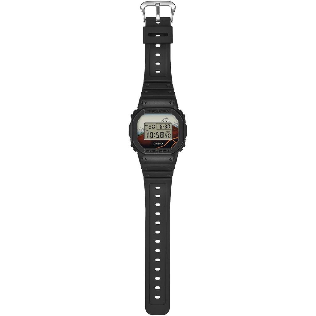 Casio G-SHOCK Men's Watch, Hokusai Design - Katsushika, Black, Japan-Made, Official Domestic Product, DW-5600KHSH25-1JR