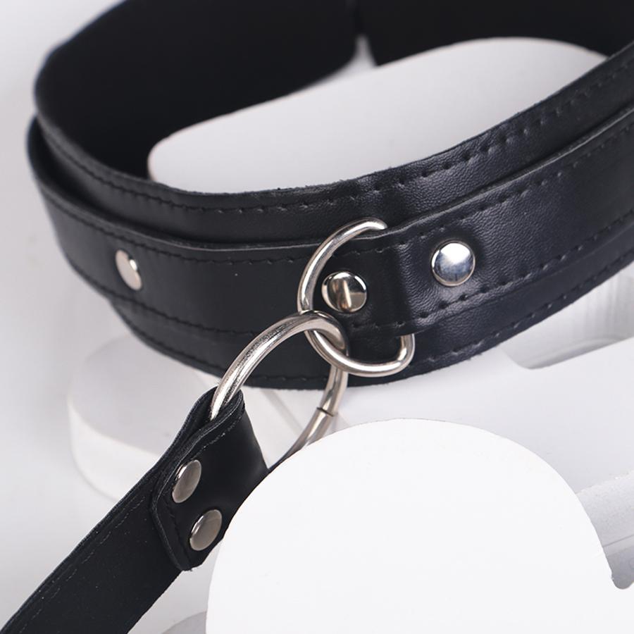 Neck To Wrist Restraints Kit Sexy Women BDSM Fetish Behind Back Handcuffs Collar Adjustable Bondage Set Couple SM Sex Game Tool