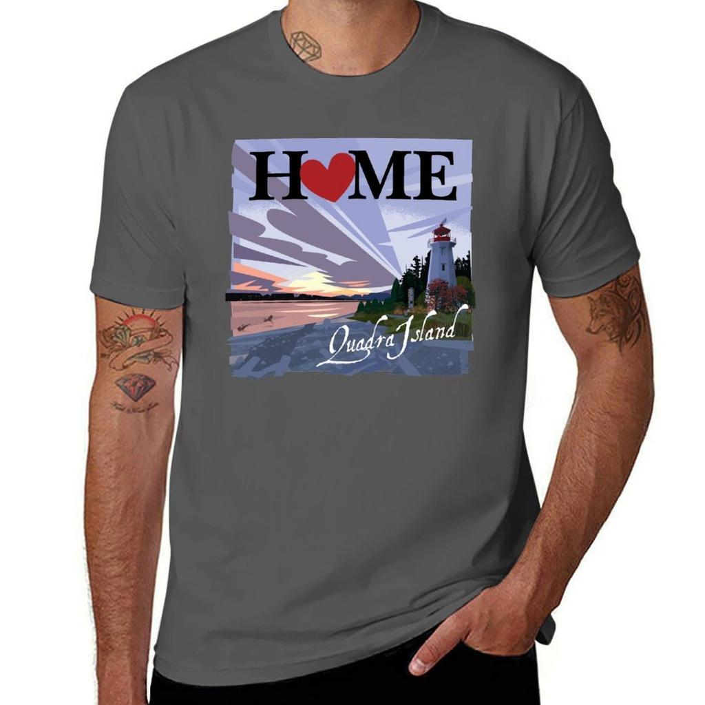 I love Quadra Island TShirt Work Wear Short Sleeve TShirt