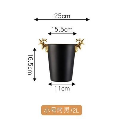 Stainless Steel Ice Bucket, Beer Cooler, Wine Utensils, Champagne Basin, Bar Accessories, Home Gathering Restaurant Decoration