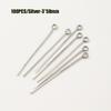100PCS 0.6mm Thin Wire Jewelry Making Pins Gold Plated Jewelry Ball Pins Head Needle  Accessories