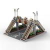 Creative City Road Baseplate: Compatible Building Blocks Toy Model