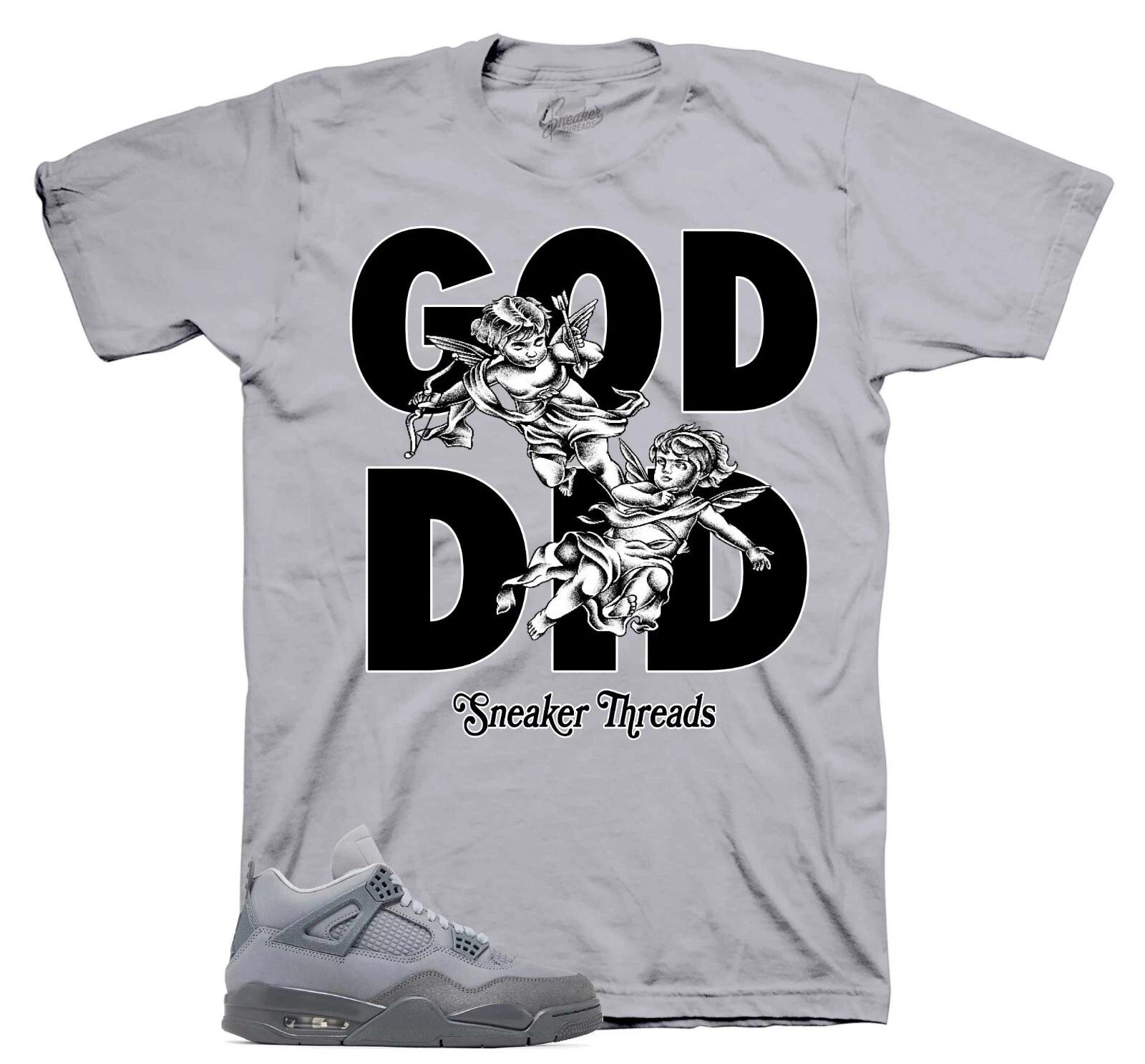 Shirts To Match Retro 4 Wet Cement Olympic Paris - God Sneaker Tees 2XL