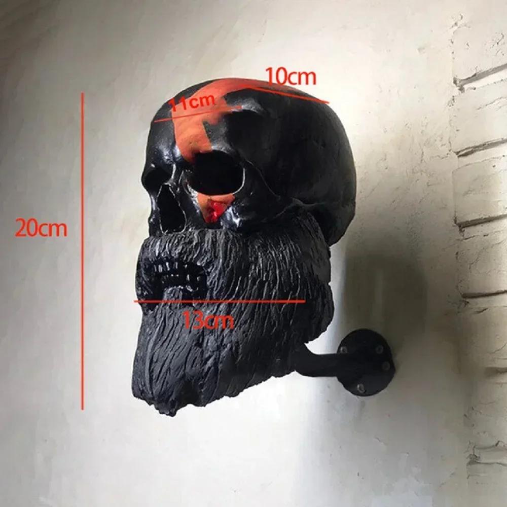 Креативный держатель для шлема мотоцикла для взрослых украшение в виде черепа на Хэллоуин подставка для шлема настенная подставка для шлема декор для Хэллоуина 4470₽