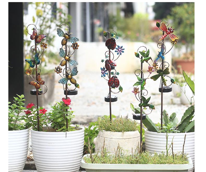 Solar Iron Animal Garden Ornaments