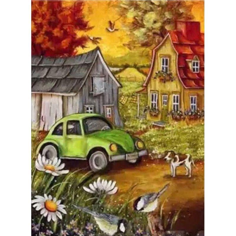 

Diy 5d Алмазная картина Улица Новое поступление Архитектура Пейзаж Алмазная вышивка Домашнее украшение Ремесла Full Round 20x25CM