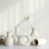 Special-shaped Art Vase Ornaments Creative Ceramic Living Room Flower Arrangements Home Entrance Soft Decoration Ornaments Sale