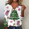 Women's Fashion Print Long Sleeve Knitted Cardigan Button Up Jacket
