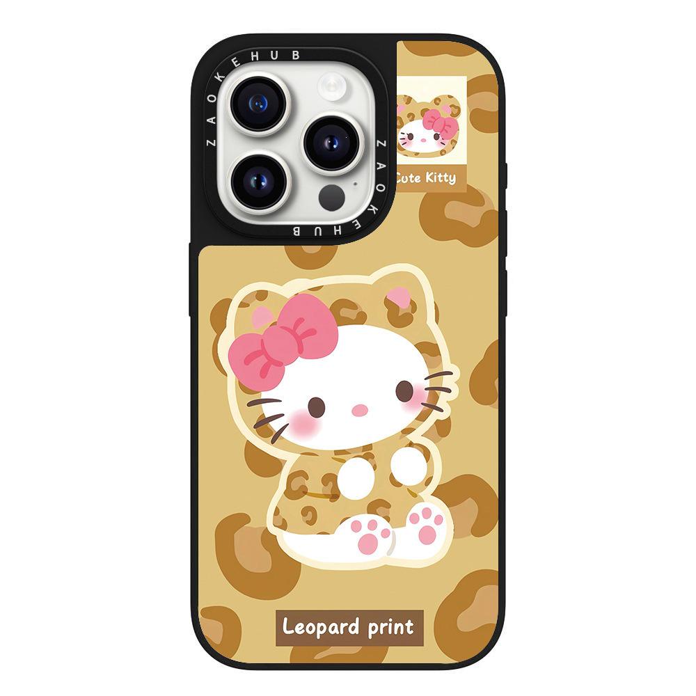 

Hello Kitty & Melody iPhone 16 Pro Max Case with Mirror iPhone 15Plus/14Plus Compatible