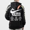 Nike Graffiti Print Hoodie Pullover Black DA0932-010