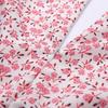 YYFS Women's Fashion Summer Spring Flower Pattern Print Short Sleeve V-Neck High Waist Casual Dresses