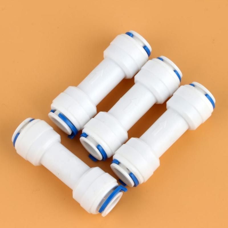 2Pcs 3/8inch Push To Connect Check Valves Straight Quick Connect Check Valves for Water Reverse Osmosis System Enduring