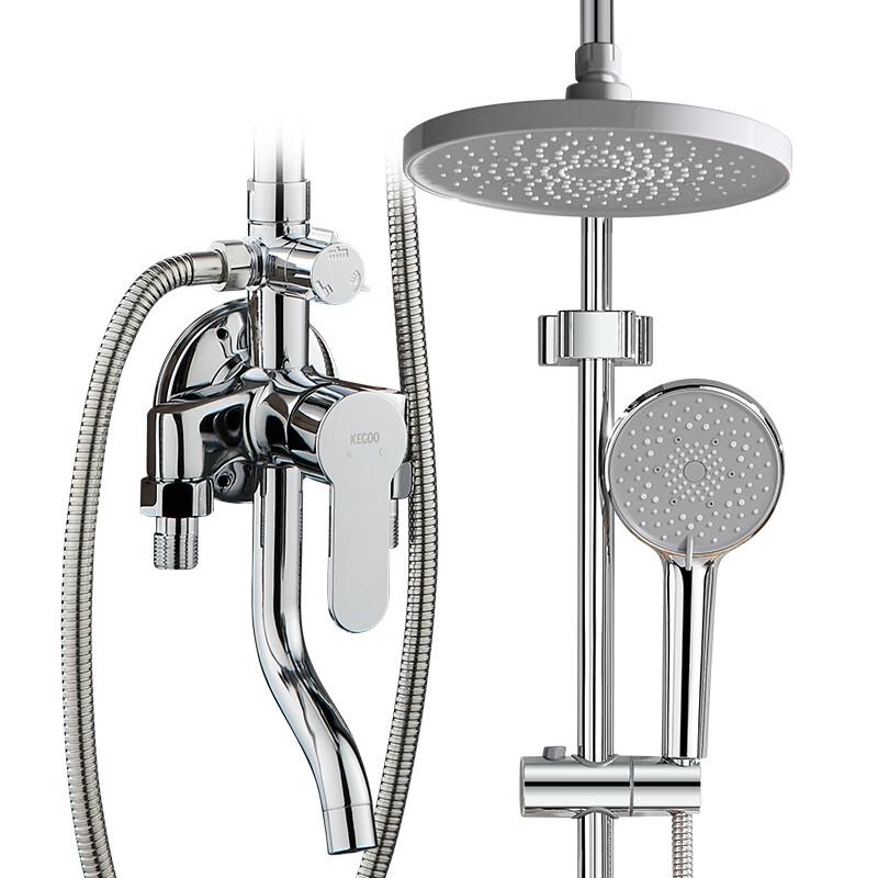 KEGOO K4071 Pressure Boost Exposed Shower Faucet Set