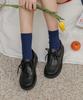 Mac Moc Kanga Genuine Leather Heart Charm Moccasin Loafers_Ink Black (3Cm)