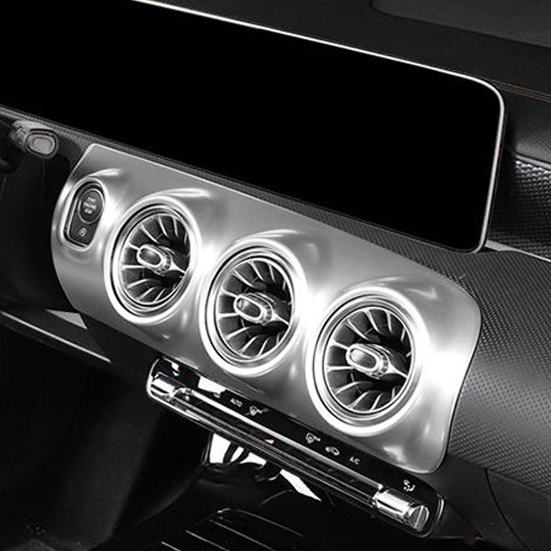 Car Upgrade For Mercedes Benz A Class W177 CLA C118 - LHD Car Interior Air Conditioner Vent Cover Trim Styling