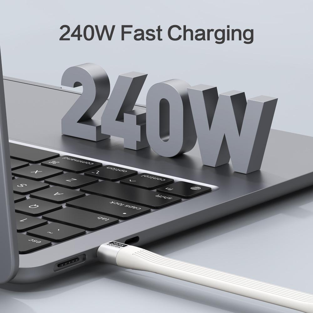 40 Gbit/s USB Schlüsselanhänger Schnellladekabel Schlüsselanhänger für iPhone 15/MacBook/Samsung/Xiaomi 8K@60Hz