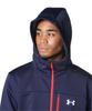 Under Armour UA Winter Knit Fullzip Midnight Navy XL 3-Layer Jacket, White,