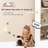 Automatic Cat Teaser Switchable Butterfly Pattern Cat Teasing Stick 360° Swivel Self-hilarity Relieves  Interactive Pet Cat Toy