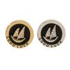 Brooch Pin Sparkling Rhinestones Inlaid Sailing Ship Pattern Smooth Polished Surface Suit Neck Badge Anti-exposure Buckle