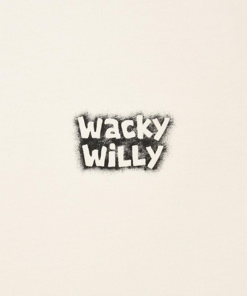 WACKY WILLY Raglan Long Sleeve Cream