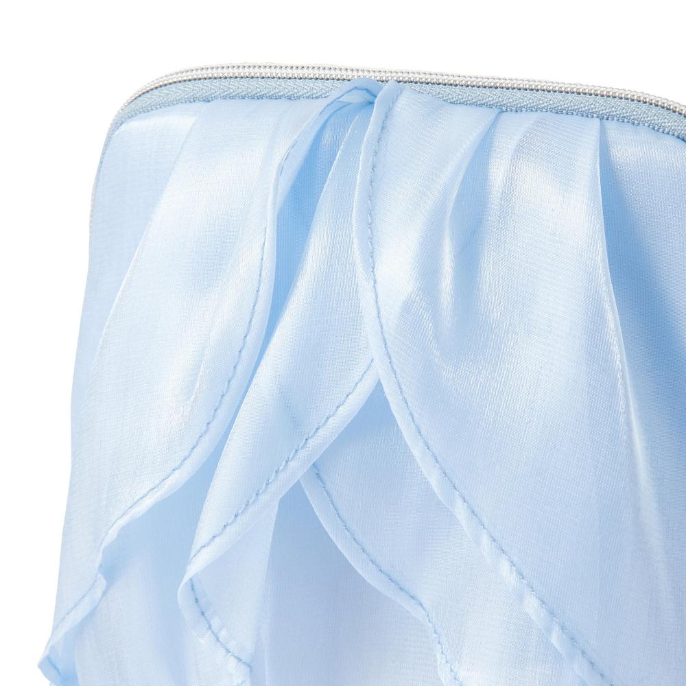 Franc Franc Japan Organza Flower Stand Pouch Light Blue