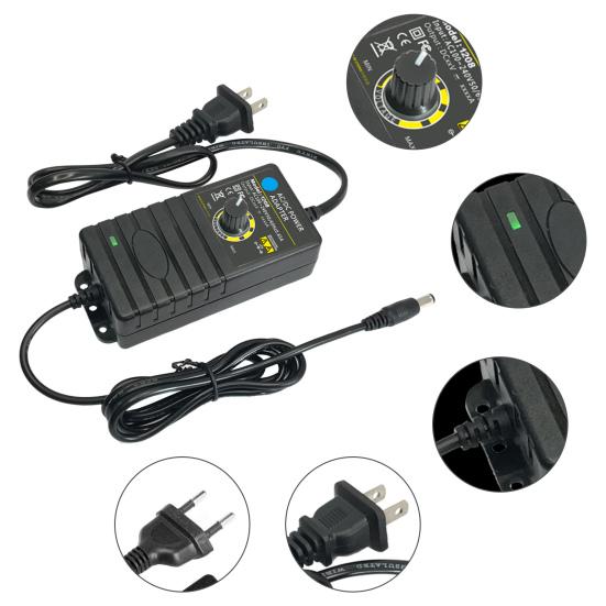 Power Switching Adapter Universal Stable Output Voltage Regulation 3V 12V 24V 36V 2A Adjustable Variable Voltage Charger for LCD Monitor