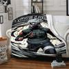 Naruto Character Customize Text Blanket Gift Customizable Blanket Soft Warm Cozy Perfect for Sofa Home Decor Couch Office Four Seasons Universal