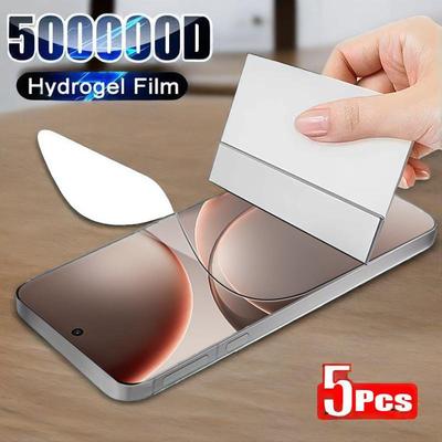 5 Stück Hydrogel-Folie für OPPO Find X9 X8 X7 X6 Pro Reno 14 13 FS Vollabdeckungs-Displayschutz für OPPO