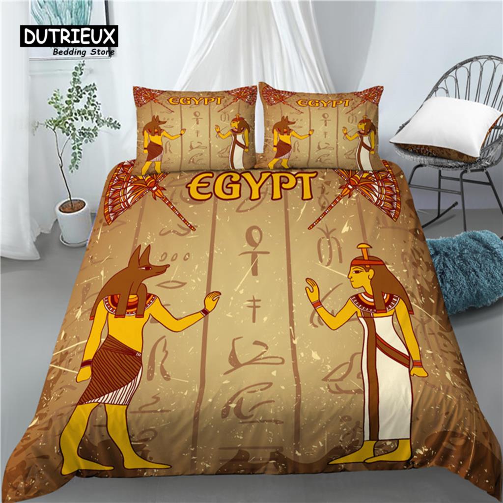 Home Living Luxury 3D Indian Totem Print 2/3Pcs Comfortable Duvet Cover PillowCase Bedding Sets EU/US/AU Size