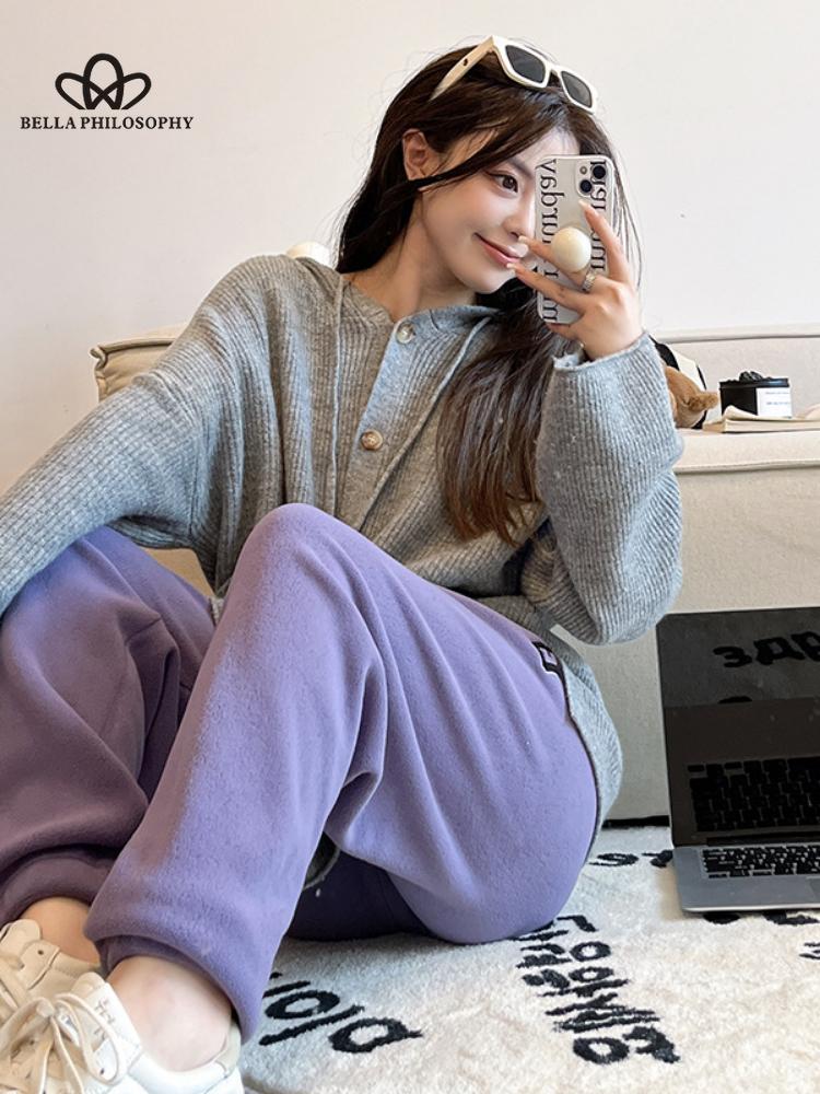 

Новые осенние и зимние брюки, утолщенные повседневные модные леггинсы из овечьего флиса, тонкие повседневные теплые модные женские брюки one size