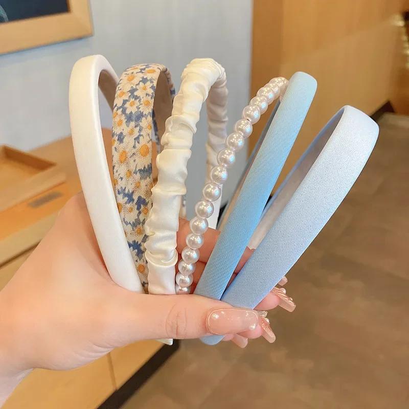 Mode Damen Stoff Haarband Kopfschmuck Stirnband Mädchen Haarband Haarreif Haaraccessoires Kopfbedeckung