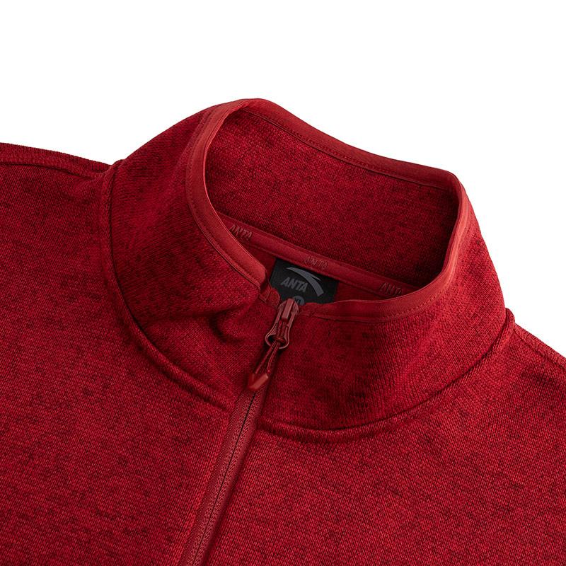 Anta Outdoor Series Casual Minimalist Comfortable Solid Color Stand Collar Zipper Jacket Men jackets 952546701-2