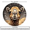Camel Head Starry Sky Tire Cover Polyester Protector Durable Fading Resistant Universal Fit Accessory