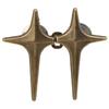 Taillenschloss festziehen Wiederverwendbare Metall-Jeans-Taillenschnalle Stern-Druckknopf Hose Pin Einziehbare Broschen Taillenverengung