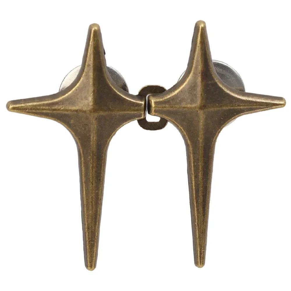 Taillenschloss festziehen Wiederverwendbare Metall-Jeans-Taillenschnalle Stern-Druckknopf Hose Pin Einziehbare Broschen Taillenverengung