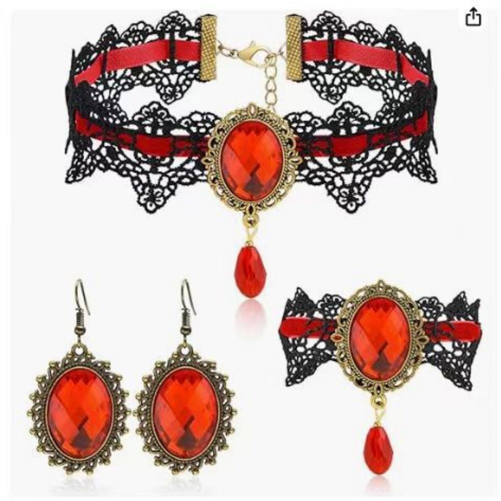Neo-Gothic Punk Black Sexy Lace Chokers Necklace For Women Fashion Retro Clavicle Chain Halloween Collar Choker Steampunk Gifts