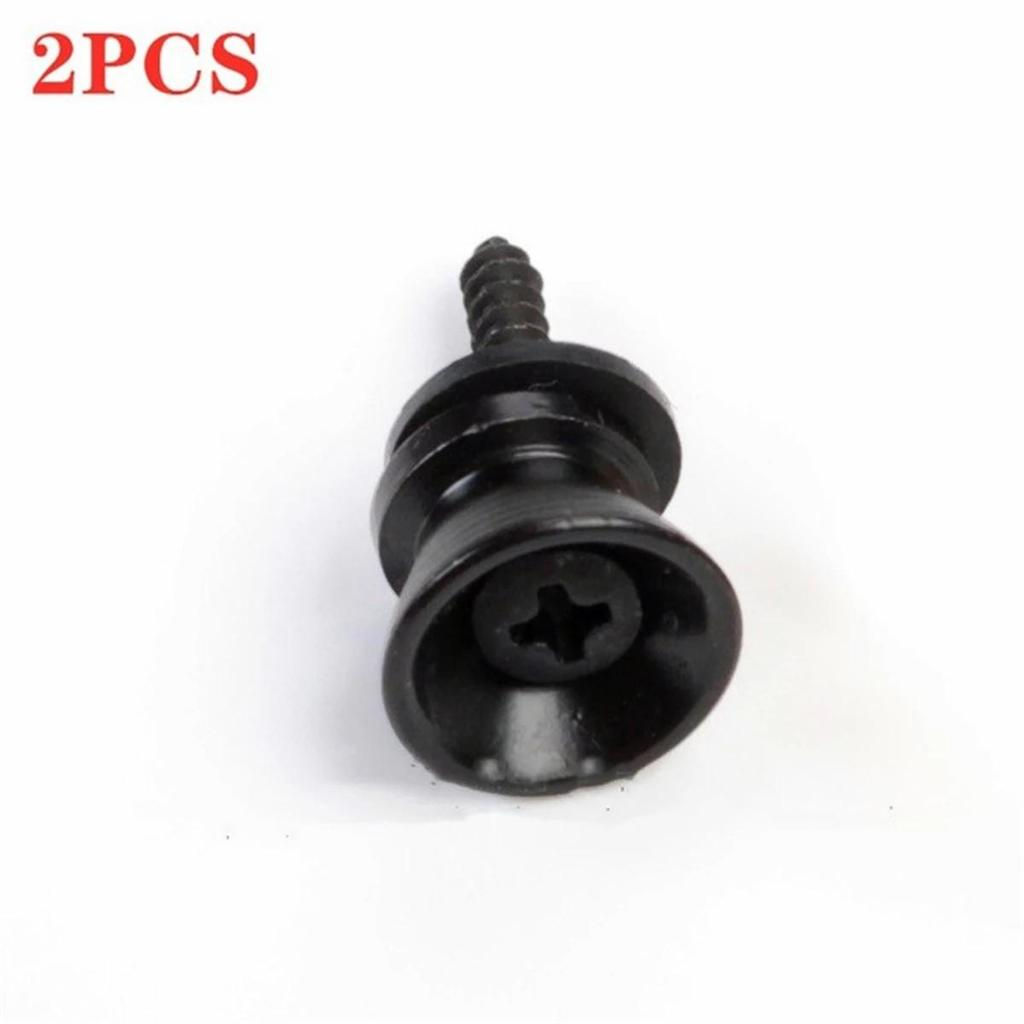 Guitar Strap Locking Pegs Guitar Button Lock Pins for Acoustic Guitar Electric Guitar Bass 2pcs