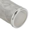 Cold Brew Coffee Filter Stainless Steel Reusable Wide Mouth Mesh Cylindrical Filter with White Gasket for Tea
